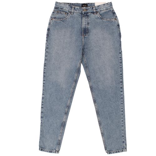 PANTALÓN  MOM FIT DENIM AZUL-MEDIO