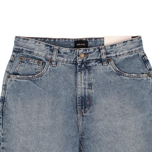 PANTALÓN  MOM FIT DENIM AZUL-MEDIO