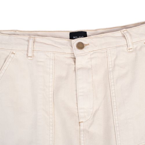FALDA BOLSILLOS DENIM CRUDO