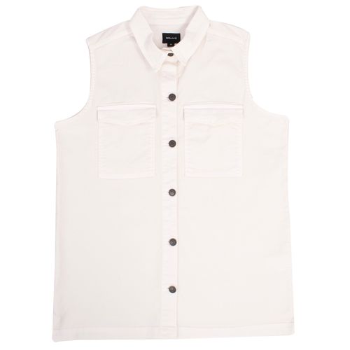 CHALECO BOLSILLOS DENIM CRUDO
