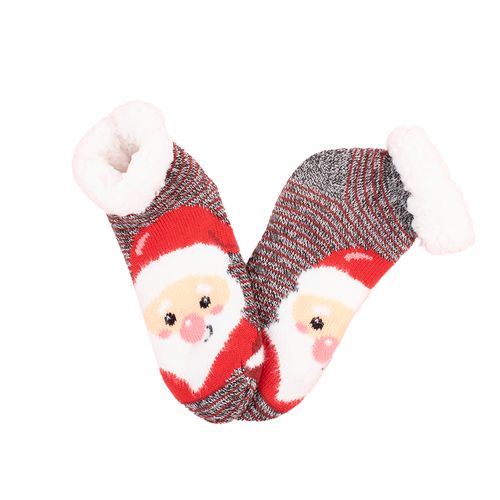 MEDIA BABUCHA TOBILLERA ANTIDESLIZANTE NAVIDAD  SURTIDO
