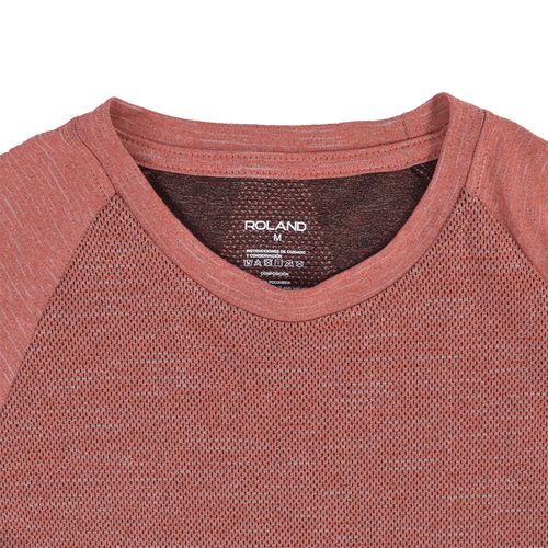 CAMISETA LLANA SEAMLESS TERRACOTA