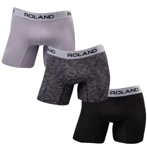 BOXER PIERNA MEDIA MICROFIBRA NEGRO