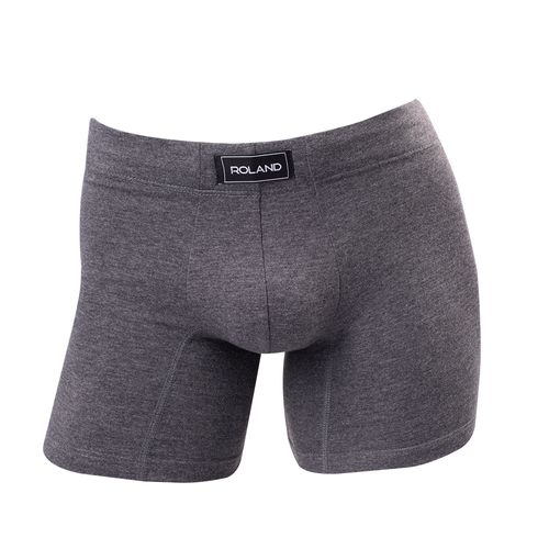 BOXER PIERNA MEDIA BASICO ELASTICO RECUBIERTO GRIS