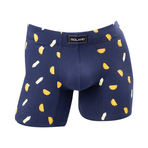 BOXER EMPANADA ELASTICO RECUBIERTO AZUL MARINO