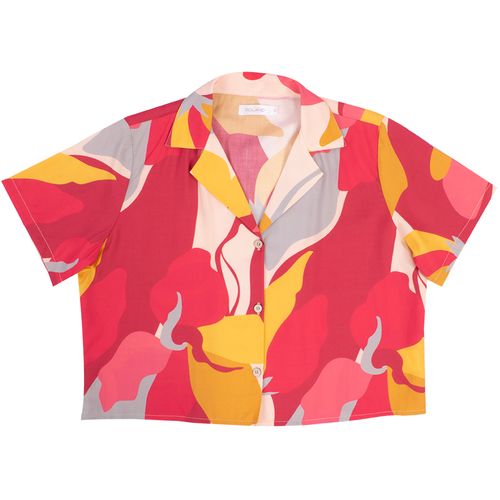 BLUSA FIGURAS PLANO FUCSIA