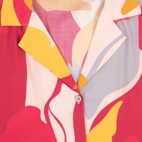 BLUSA FIGURAS PLANO FUCSIA