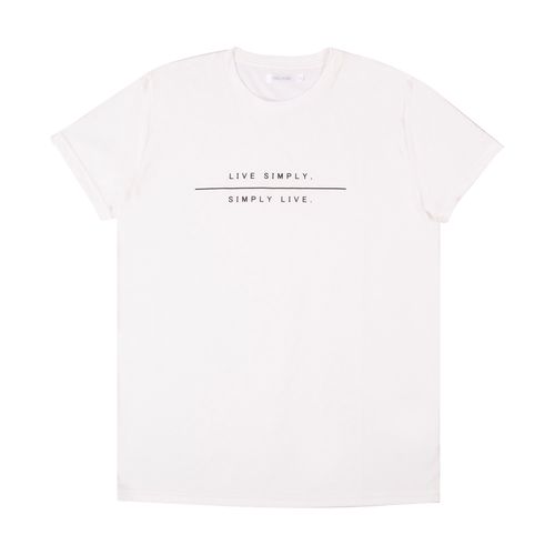CAMISETA SIMPLY LIVE JERSEY CRUDO