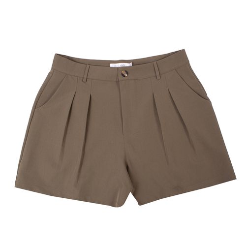SHORT PLIEGUES PLANO VERDE
