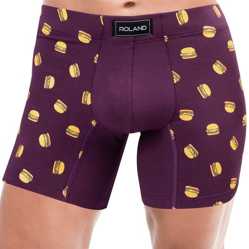 BOXER HAMBURGUESAS ELASTICO RECUBIERTO MORADO