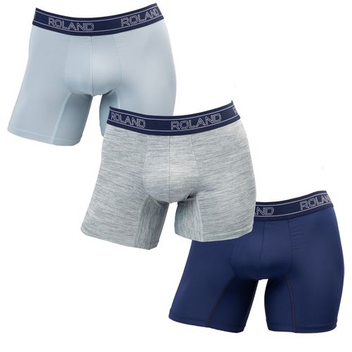 BOXER PIERNA MEDIA MICROFIBRA AZUL MARINO