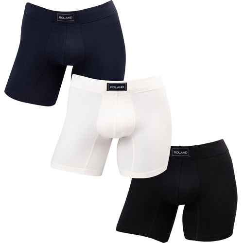 BOXER PIERNA MEDIA BASICO ELASTICO RECUBIERTO NEGRO
