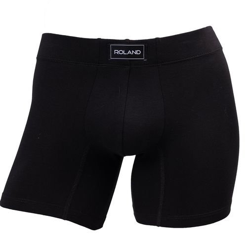 BOXER PIERNA MEDIA BASICO ELASTICO RECUBIERTO NEGRO