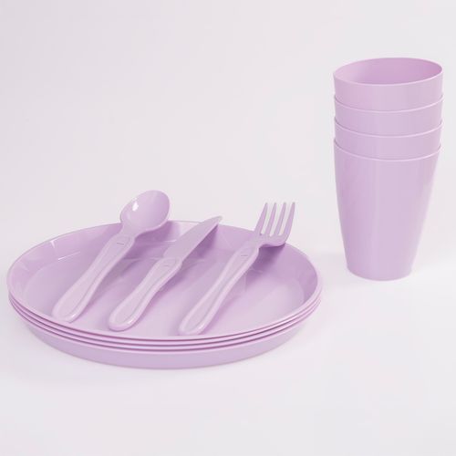 SET DE VAJILLA PLÁSTICO SURTIDO