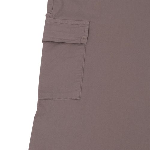 PANTALÓN CARGO PLANO GRIS