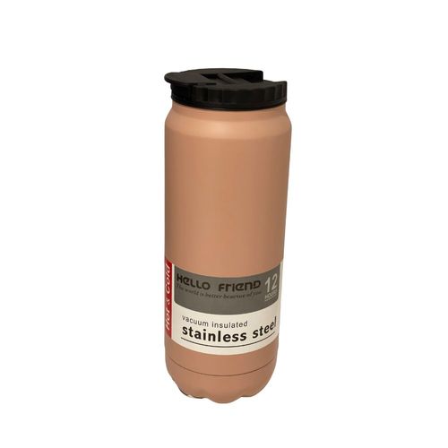 TERMO TAZA 500ML PLÁSTICO DURAZNO