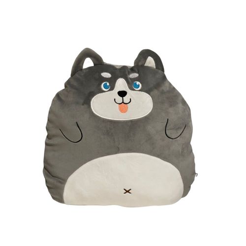 PELUCHE 35CM LOBO PLOMO