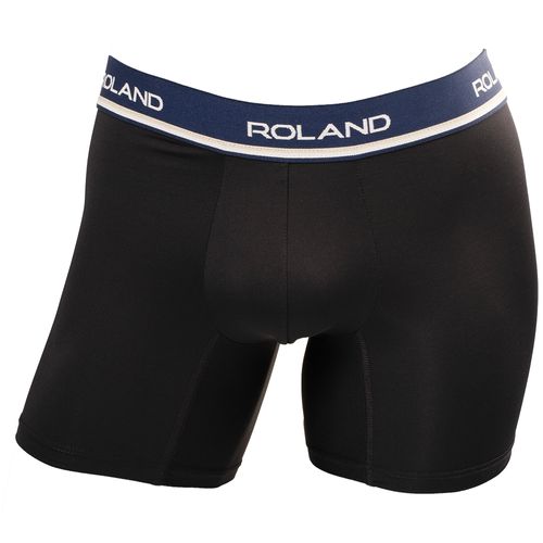BOXER MICROFIBRA ELASTICO VISTO PIERNA MEDIA AZUL MARINO