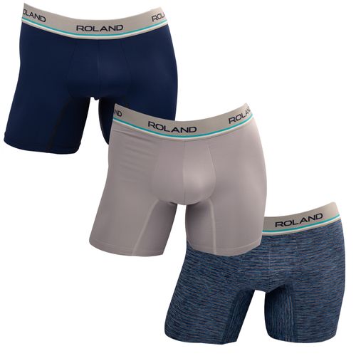 BOXER MICROFIBRA ELASTICO VISTO PIERNA MEDIA SURTIDO