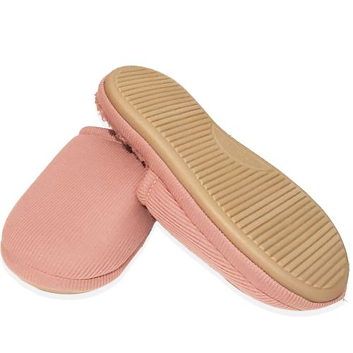 PANTUFLA LLANA JERSEY MAUVE