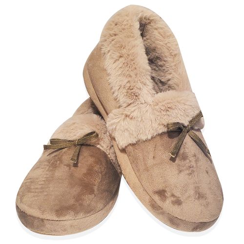 PANTUFLA POLAR OLIVA