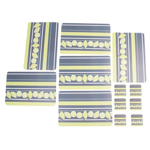 SET DE INDIVIDUALES ESTAMPADOS PLÁSTICO SURTIDO