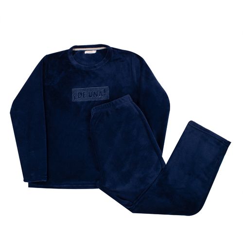 PIJAMA CONJUNTO MANGA LARGA +PANTALÓN AZUL