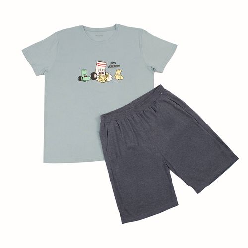 PIJAMA LLANA MENTA