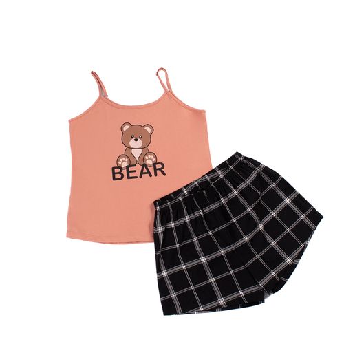 PIJAMA OSO ROSA