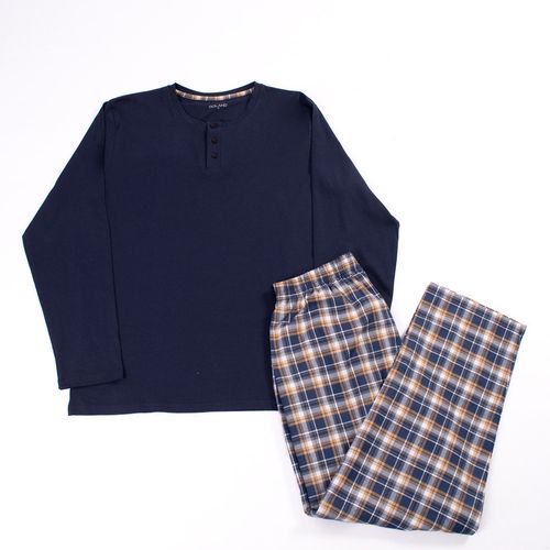 PIJAMA LLANA AZUL