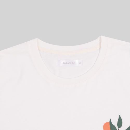 CAMISETA FLORES CRUDO