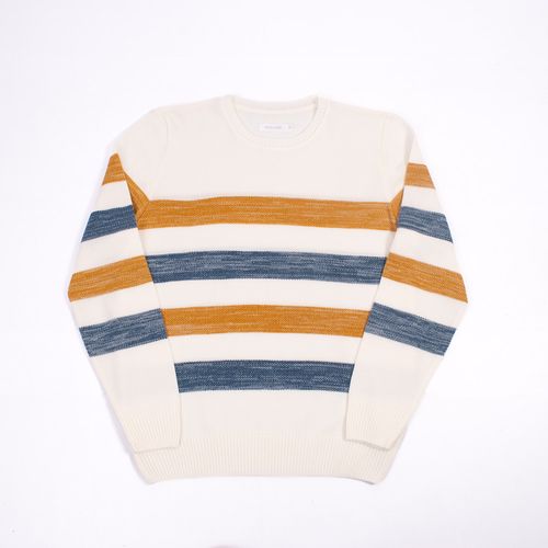 SWEATER RAYAS CRUDO