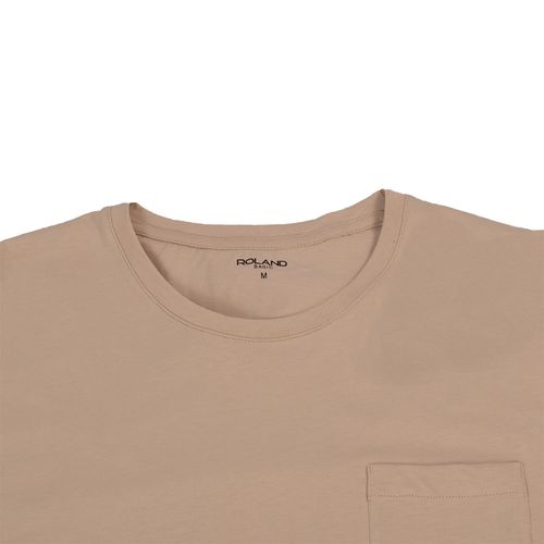 CAMISETA BOLSILLO BEIGE
