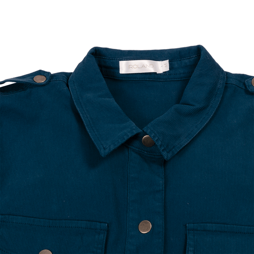 CHAQUETA BOTONES AZUL