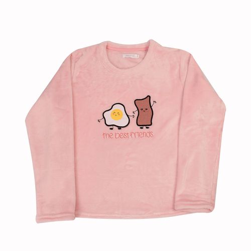 PIJAMA BEST FRIENDS POLAR ROSA