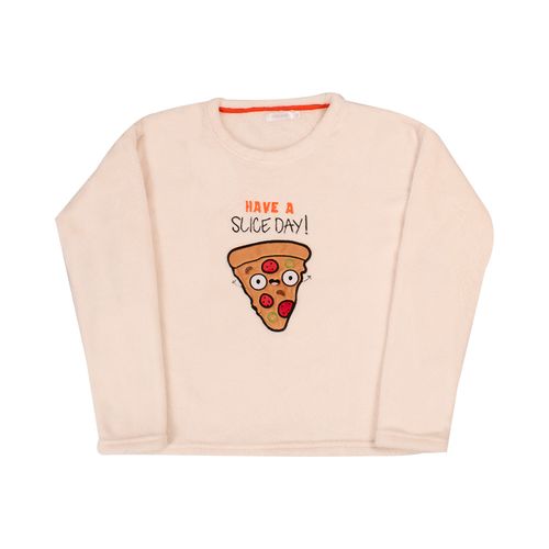 PIJAMA PIZZA POLAR CRUDO
