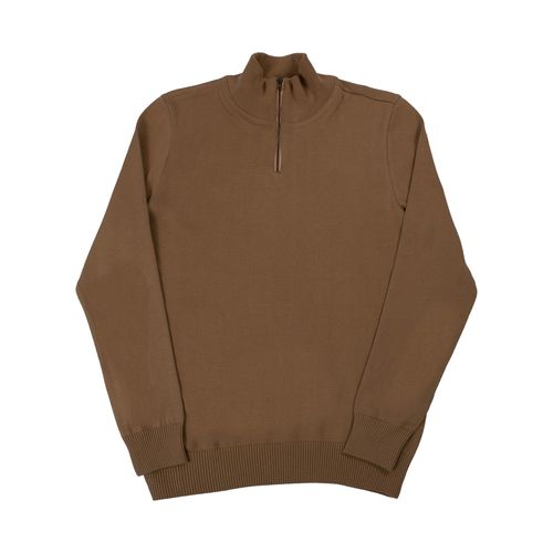 SWEATER CIERRE HABANO