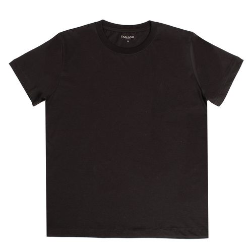 CAMISETA CUELLO REDONDO NEGRO