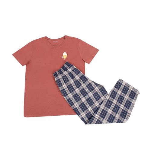 PIJAMA BREAKFAST AZUL