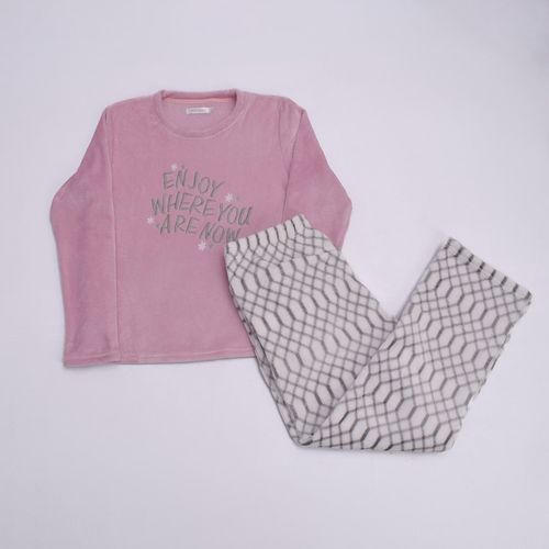 PIJAMA FRASES ROSA