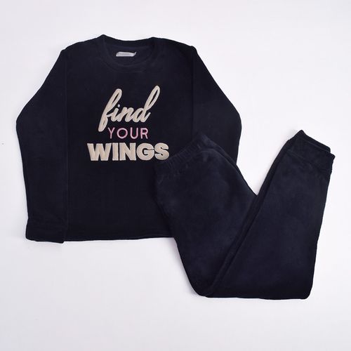PIJAMA WINGS POLAR AZUL