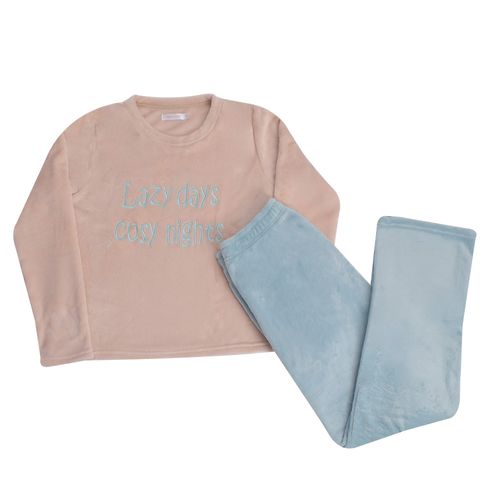 PIJAMA FRASES BEIGE