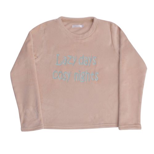 PIJAMA FRASES BEIGE