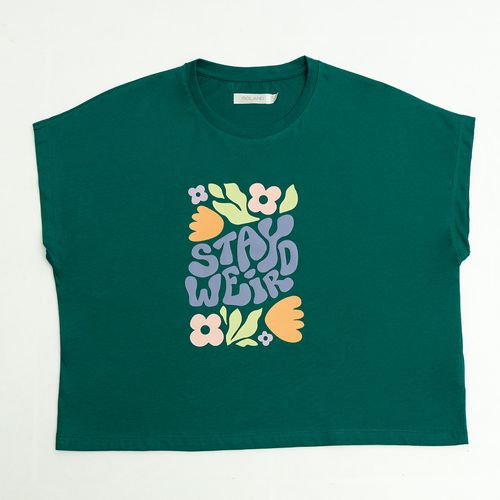CAMISETA WEIRD VERDE