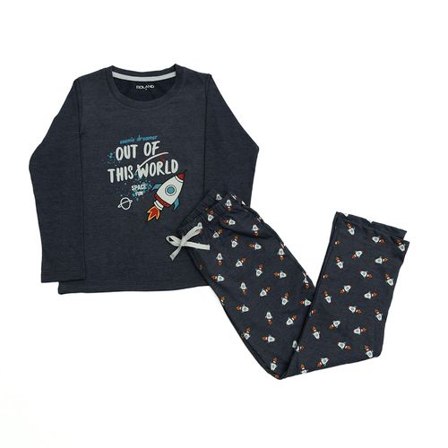 PIJAMA OUT OF THIS WORLD AZUL MARINO