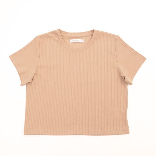 CAMISETA CUELLO REDONDO HABANO