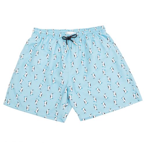 BERMUDA NAILON CELESTE