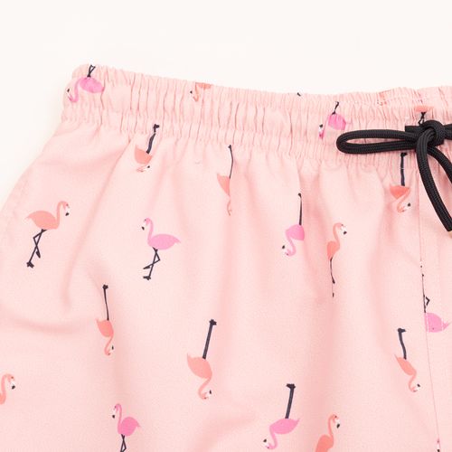 BERMUDA NAILON ROSADO