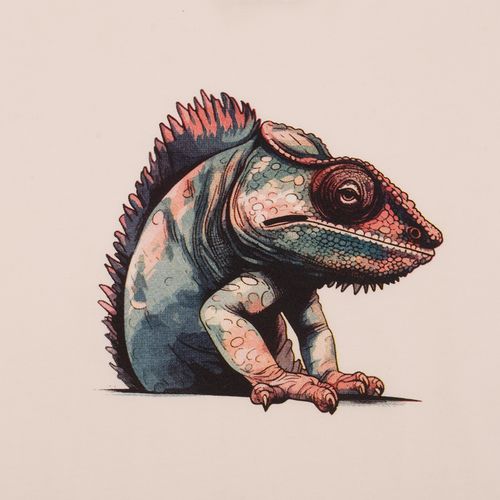CAMISETA IGUANA BLANCO