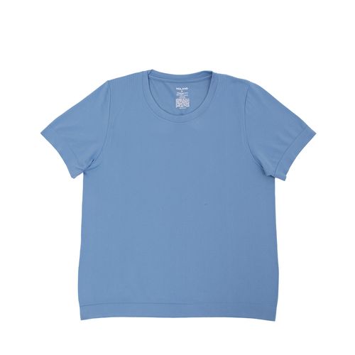 CAMISETA CUELLO REDONDO CELESTE